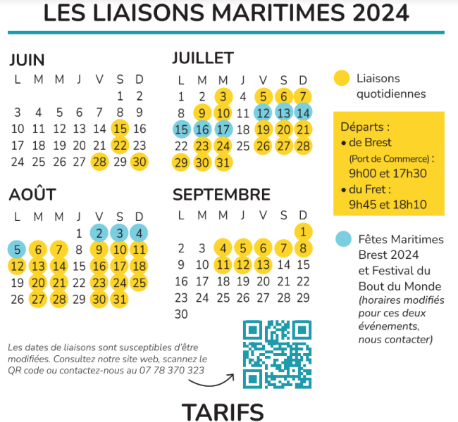 2024 maritime shuttle timetables